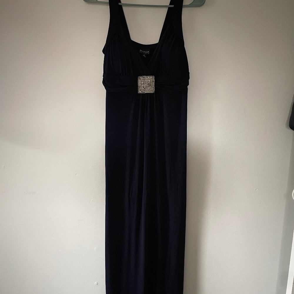 Navy maxi dress - size 8